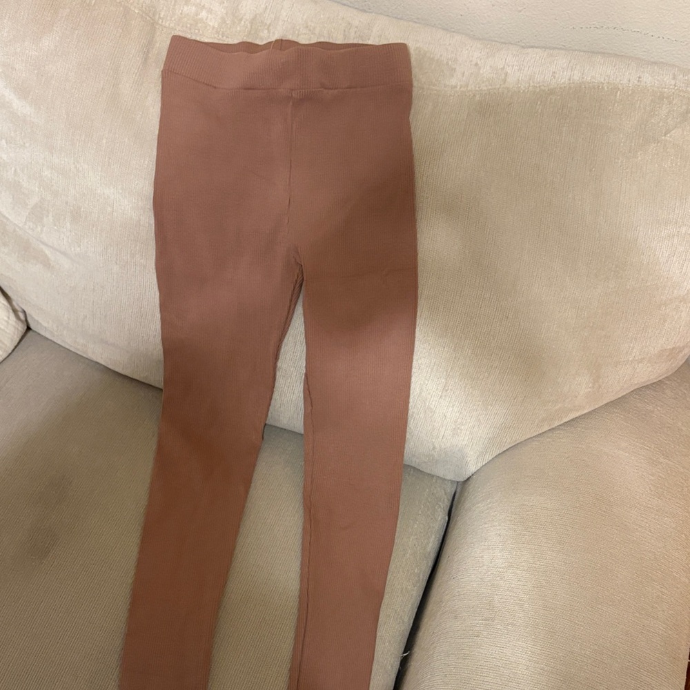 Naked Wardrobe Kids Tan Leggings